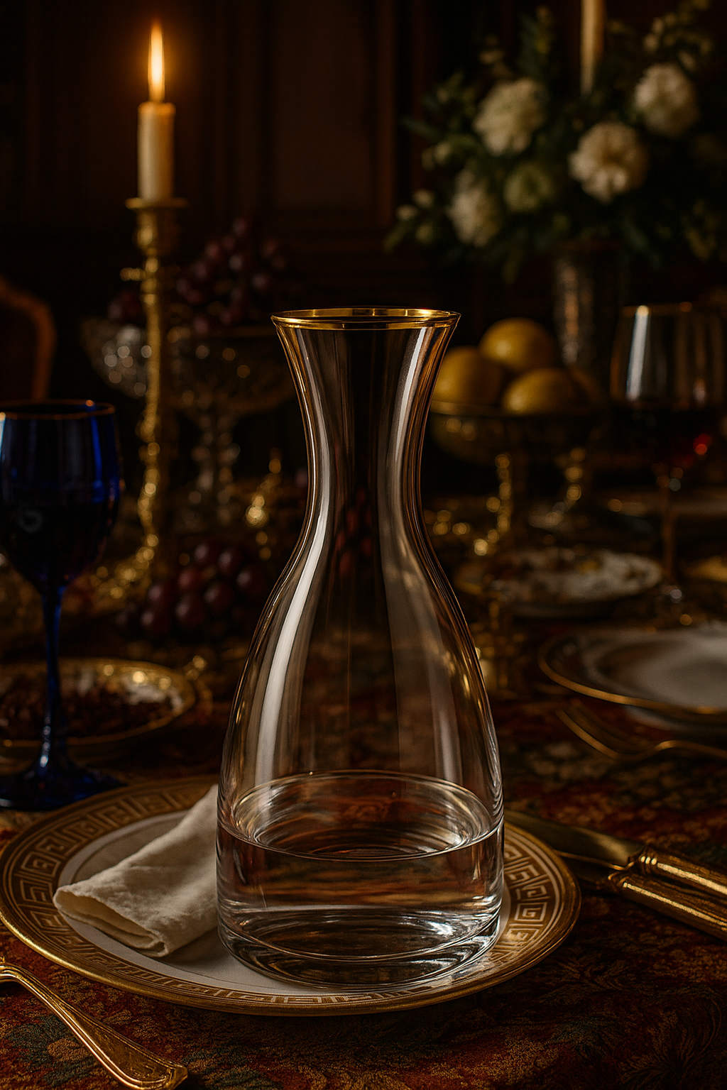 {{ vendor }} Altair Carafe — handcrafted luxury glassware