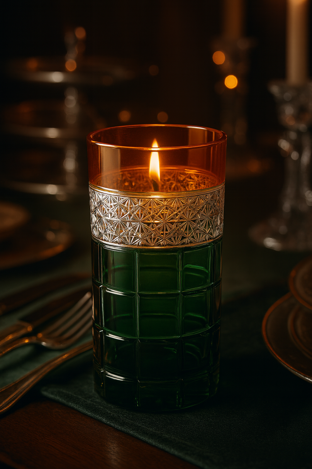{{ vendor }} Prismora Highball (Sunlit Amber) — handcrafted luxury glassware