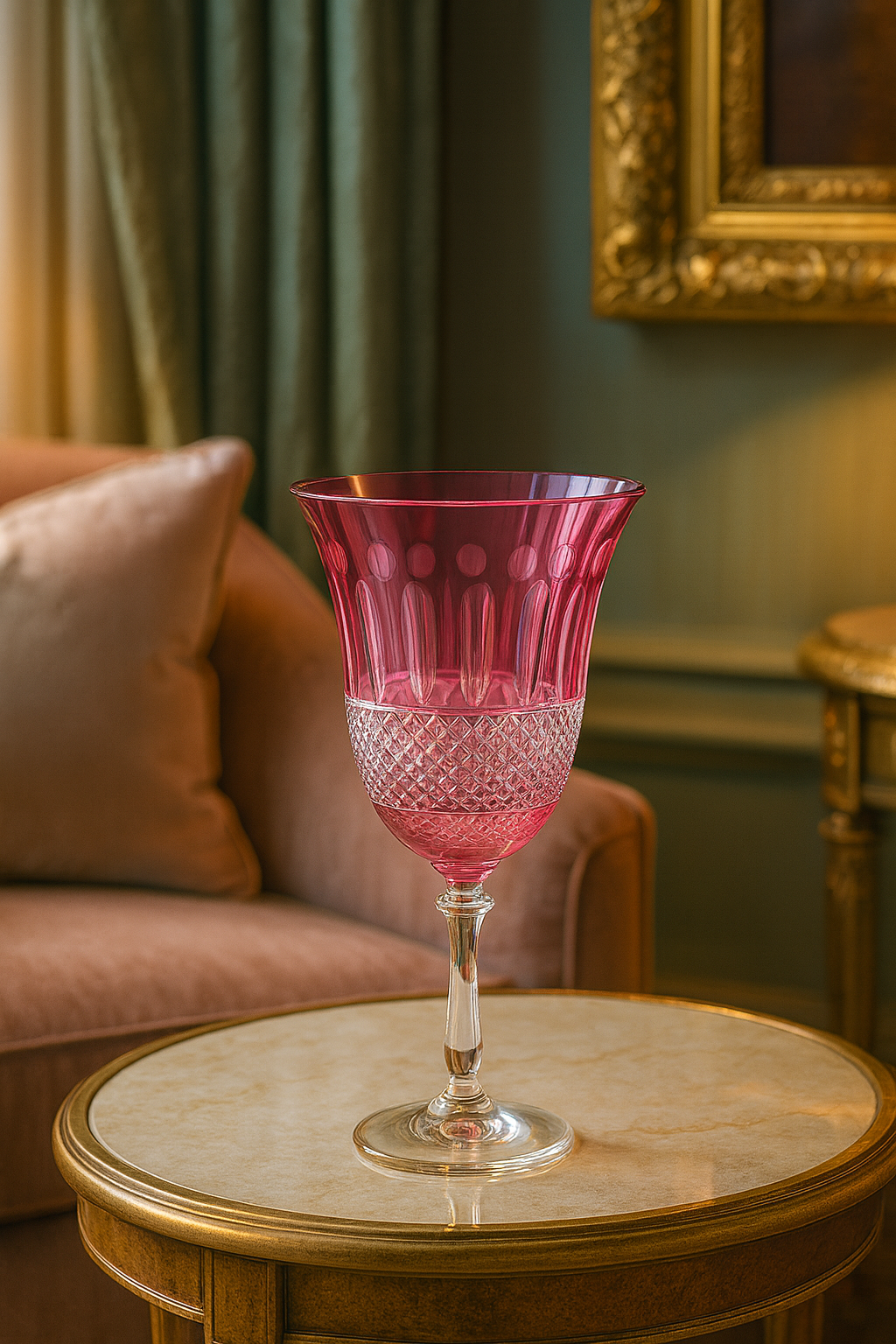 {{ vendor }} Radiara Goblet (Orchid Rosé) — handcrafted luxury glassware