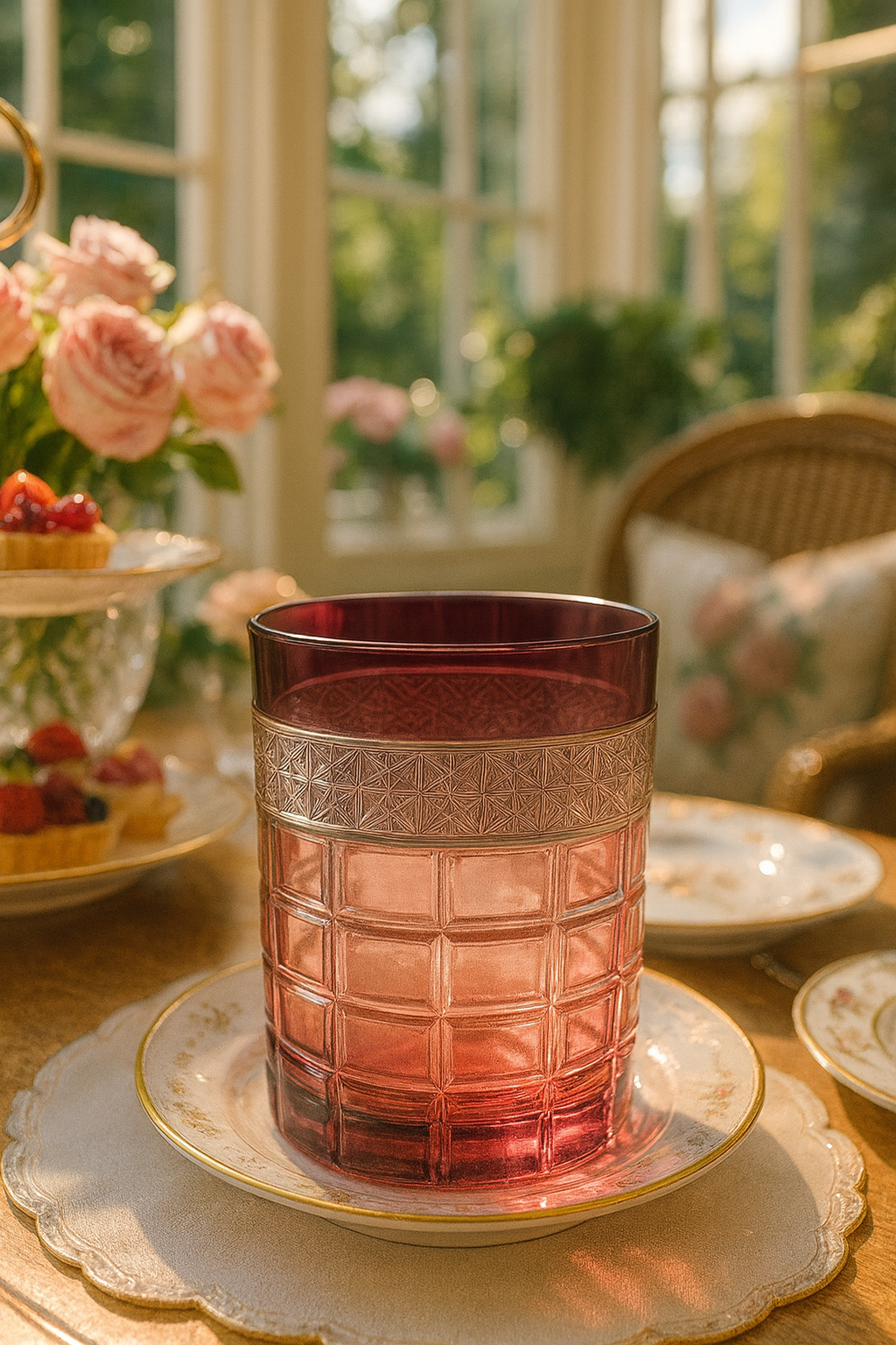 {{ vendor }} Prismora Tumbler (Regal Violet) — handcrafted luxury glassware