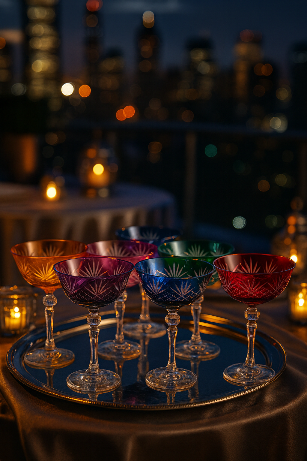 {{ vendor }} Veyra 6-Piece Coupe Set — Complete Color Collection — handcrafted luxury glassware
