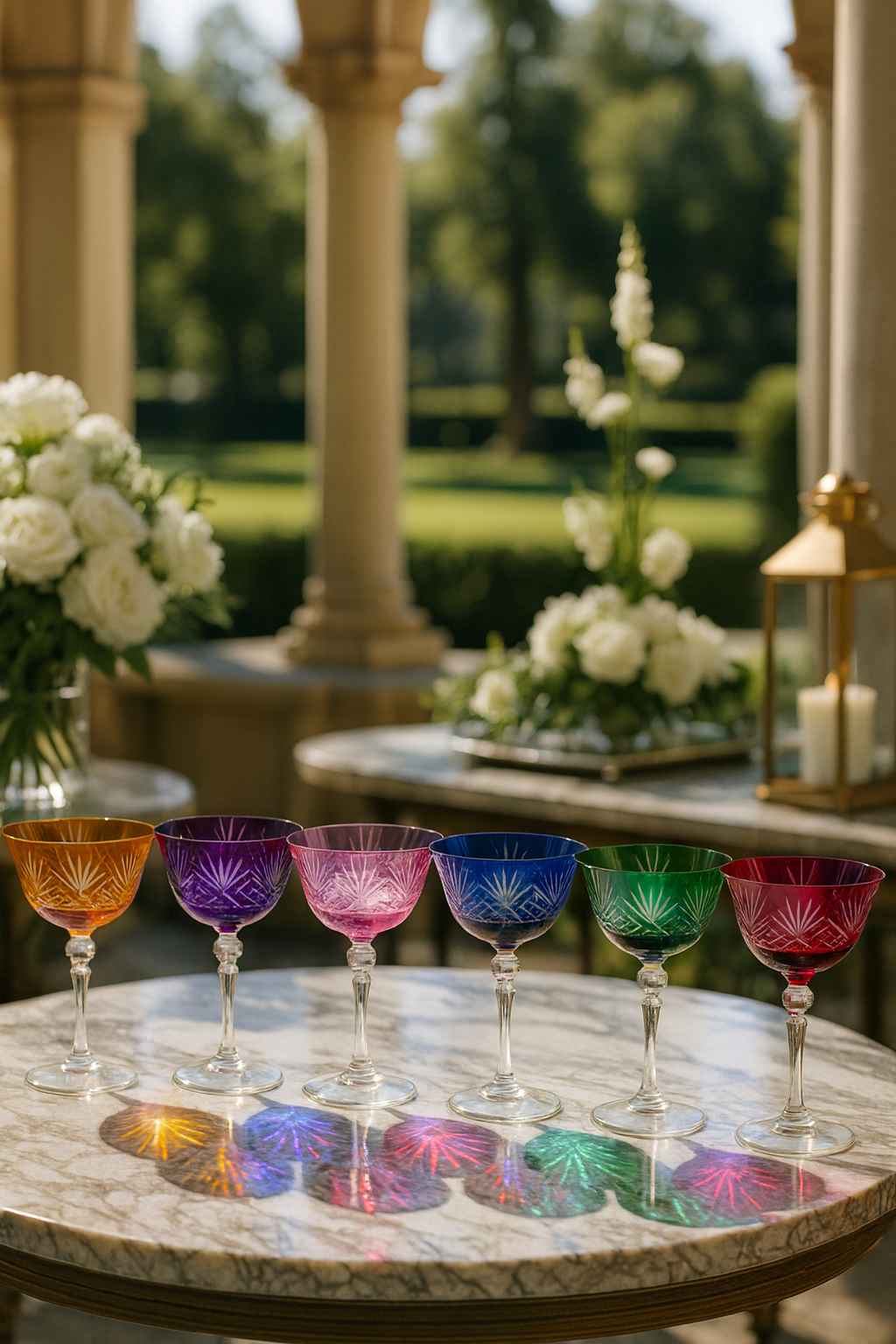 {{ vendor }} Veyra 6-Piece Coupe Set — Complete Color Collection — handcrafted luxury glassware