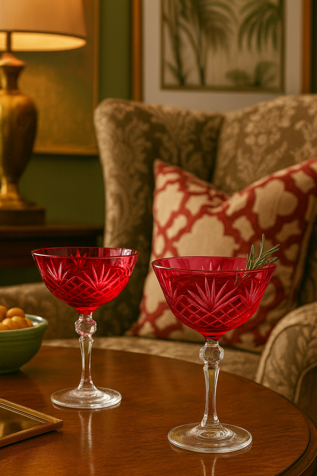 {{ vendor }} Veyra Coupe (Crimson Red) — handcrafted luxury glassware