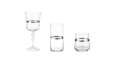 {{ vendor }} Corda Plat 18-Piece Glassware Set — handcrafted luxury glassware