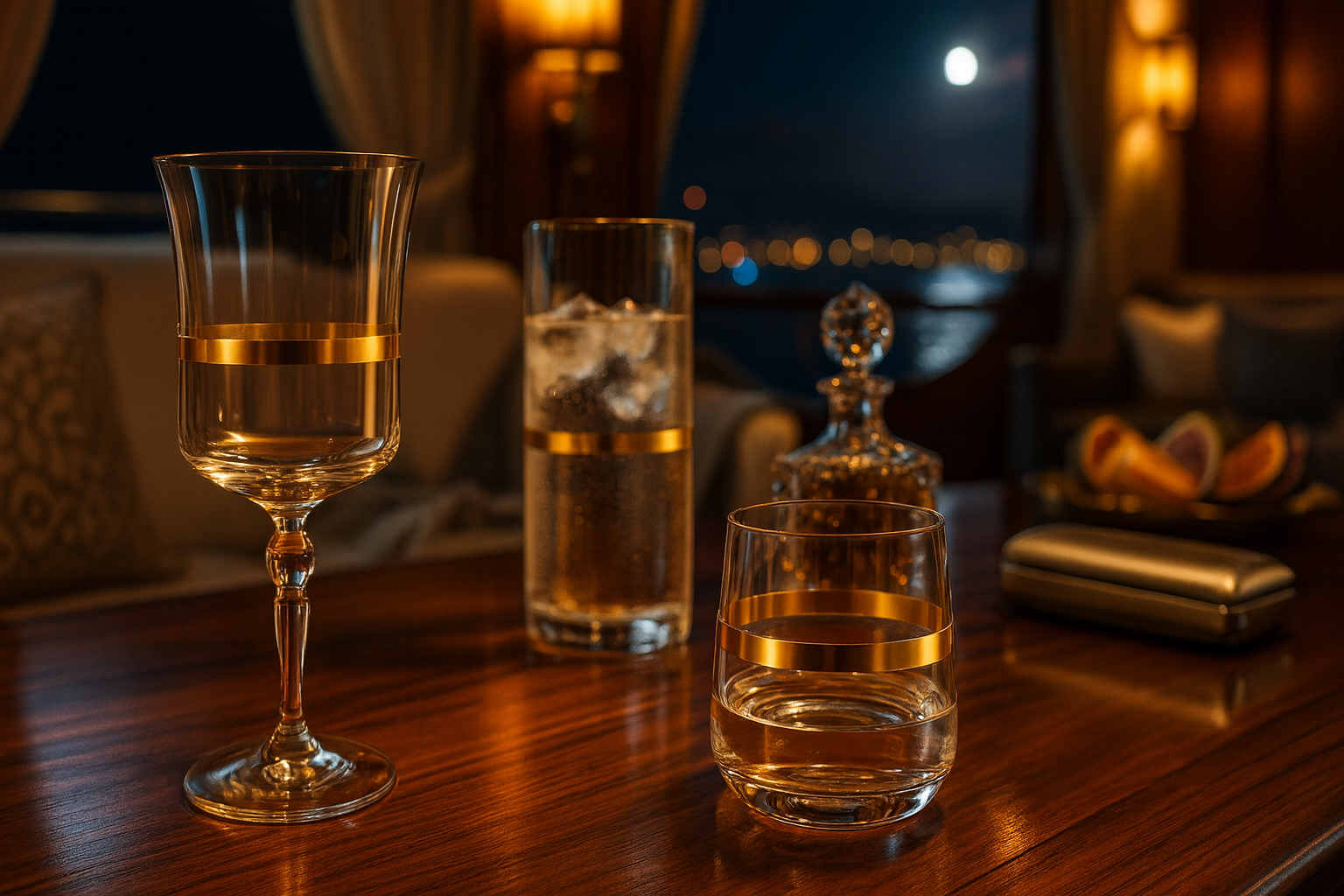 Corda Gold 18-Piece Glassware Set