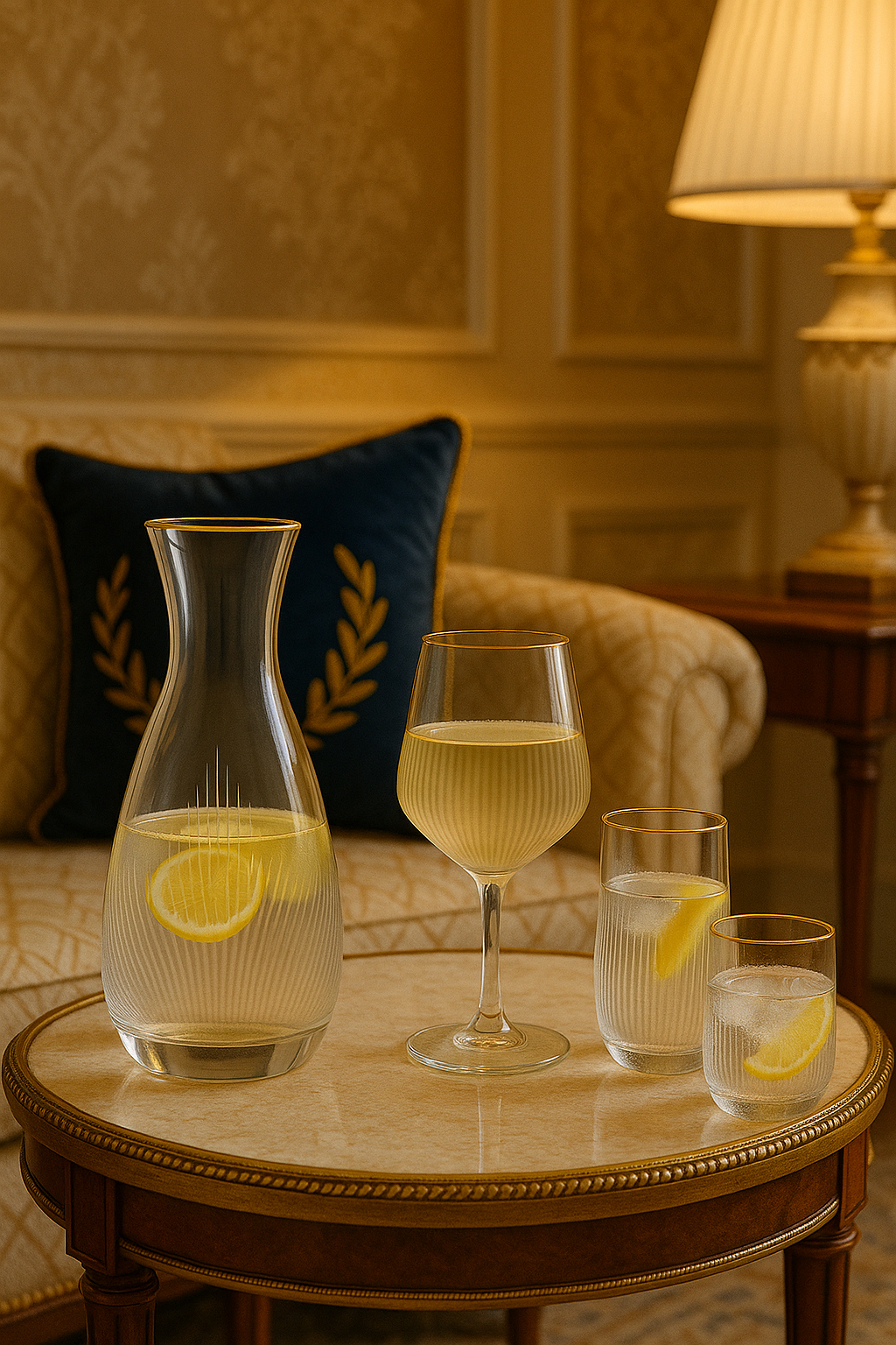 {{ vendor }} Ascend Royal Banquet Set — 19 Piece — handcrafted luxury glassware