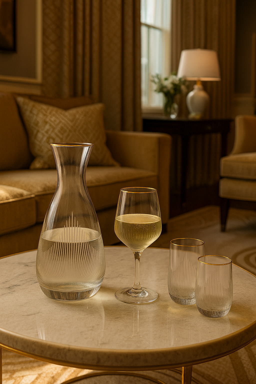 {{ vendor }} Ascend Royal Banquet Set — 19 Piece — handcrafted luxury glassware