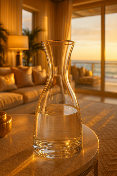 {{ vendor }} Altair Carafe — handcrafted luxury glassware