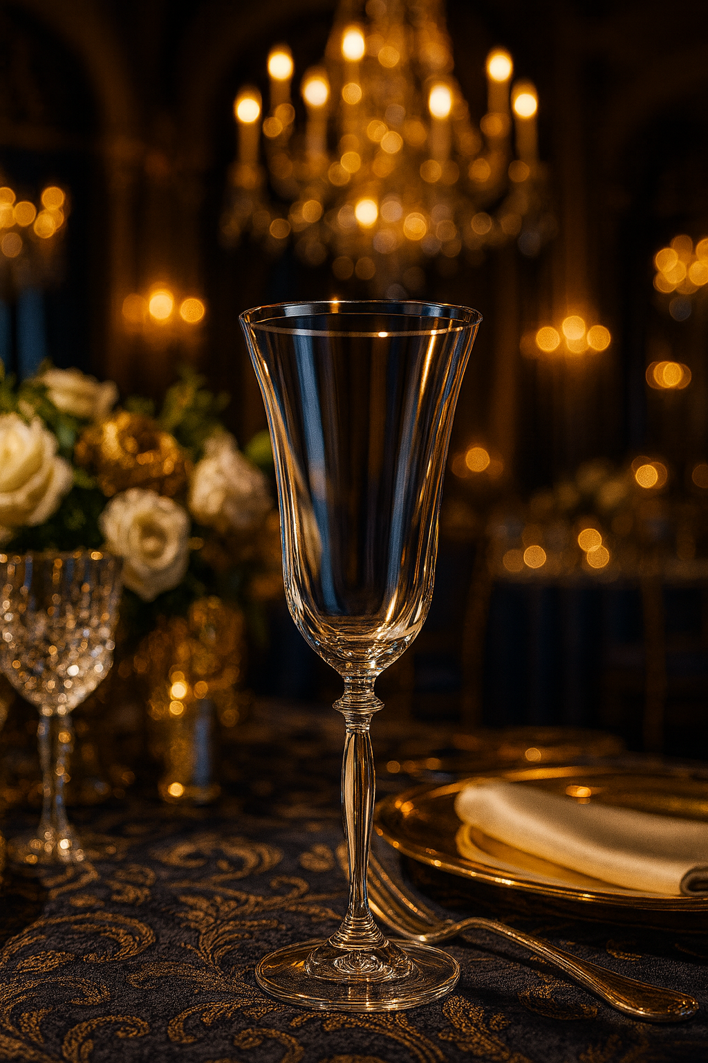 {{ vendor }} Platora Champagne Flute — handcrafted luxury glassware