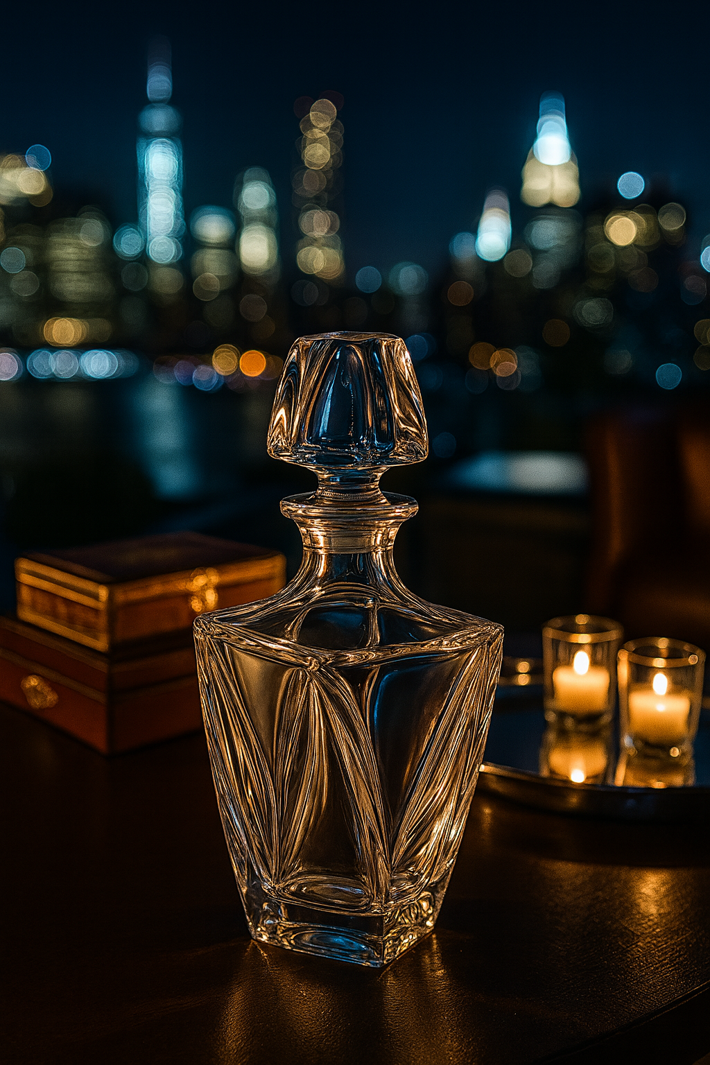 {{ vendor }} Calyx Decanter — handcrafted luxury glassware