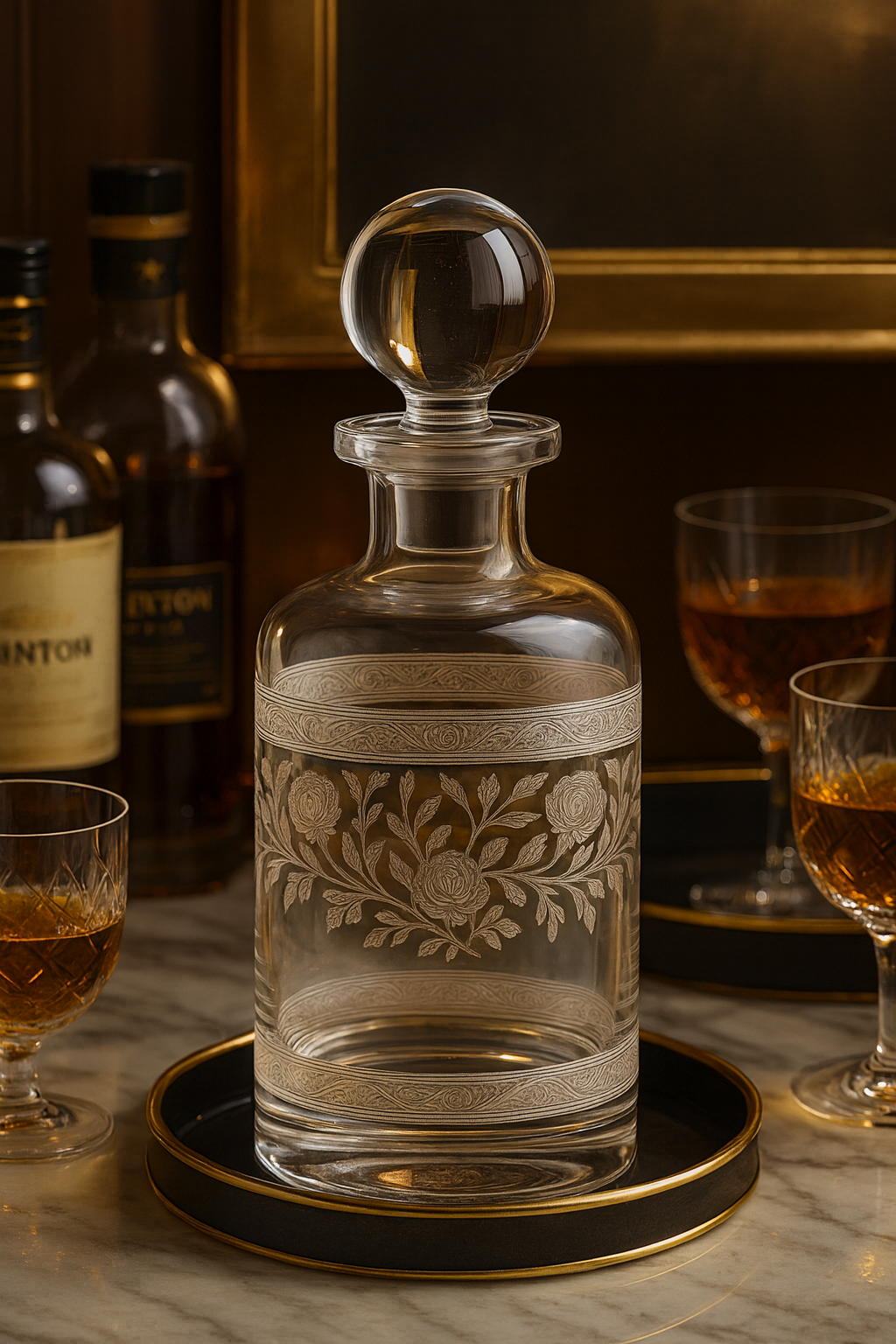 {{ vendor }} Filigrae Decanter — handcrafted luxury glassware