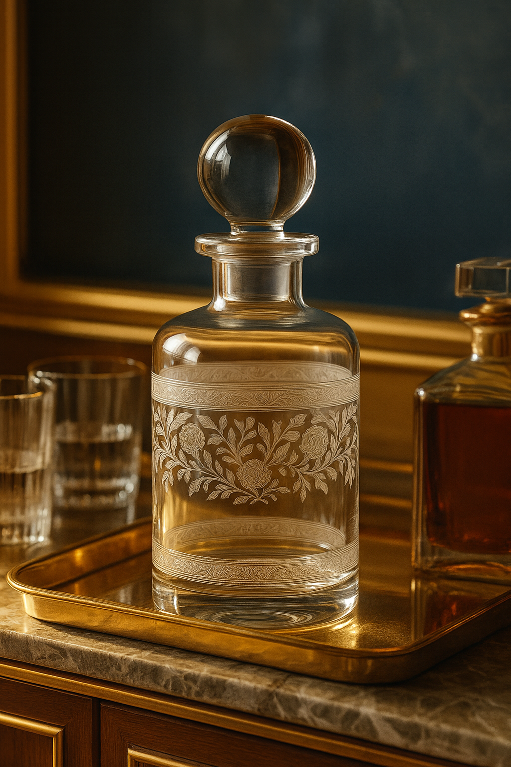 {{ vendor }} Filigrae Decanter — handcrafted luxury glassware