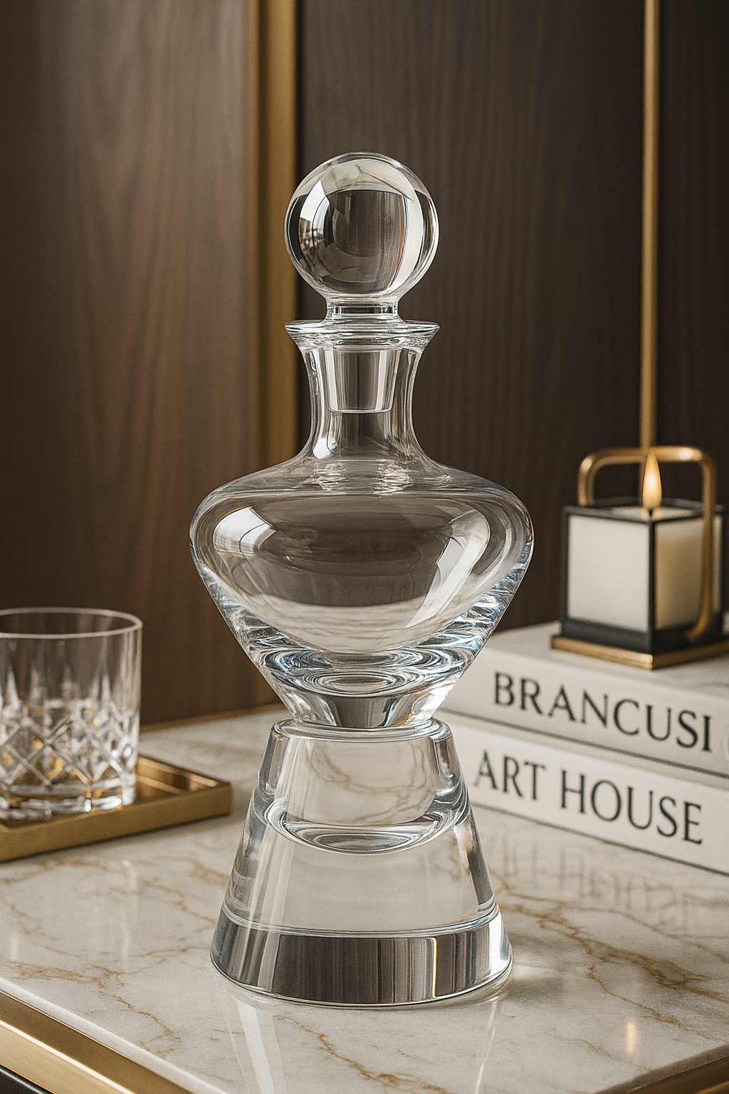 {{ vendor }} Orbis Decanter — handcrafted luxury glassware