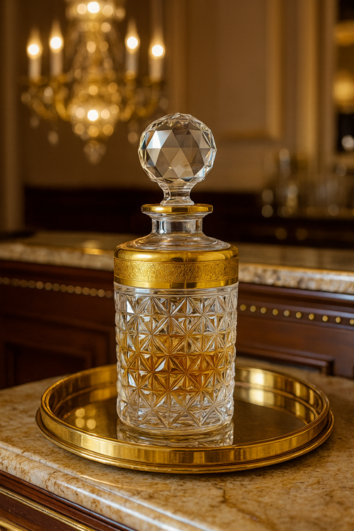 {{ vendor }} Crownline Decanter — handcrafted luxury glassware