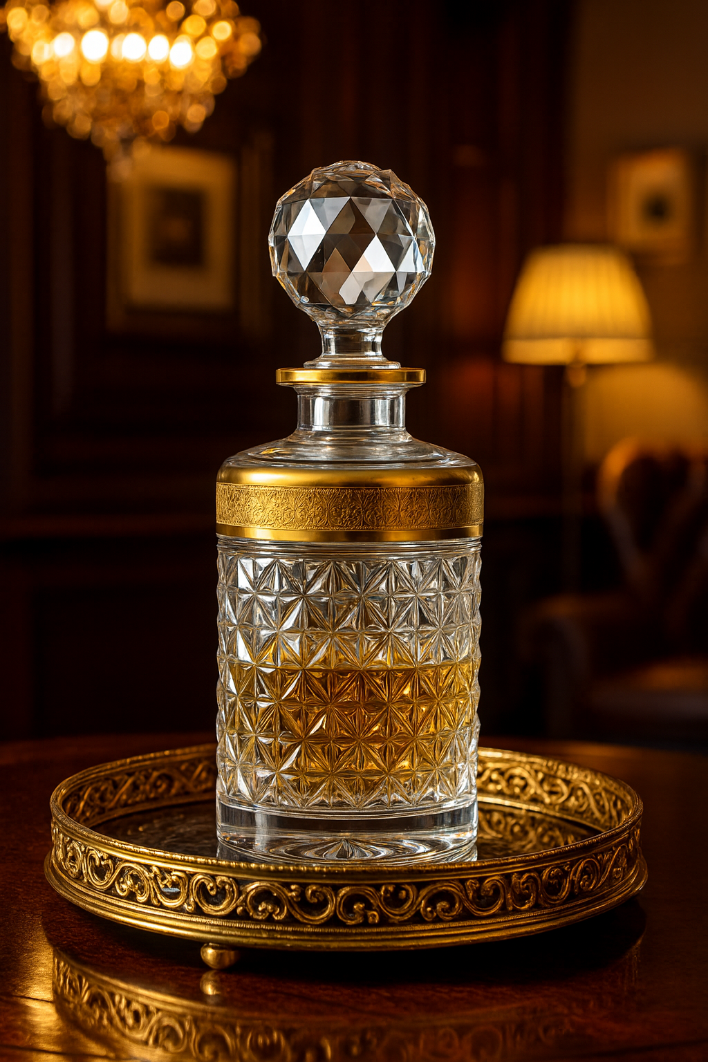 {{ vendor }} Crownline Decanter — handcrafted luxury glassware