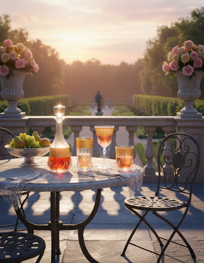 {{ vendor }} Majora 19-Piece Luxury Full Set — handcrafted luxury glassware