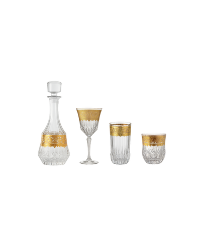 {{ vendor }} Majora 19-Piece Luxury Full Set — handcrafted luxury glassware
