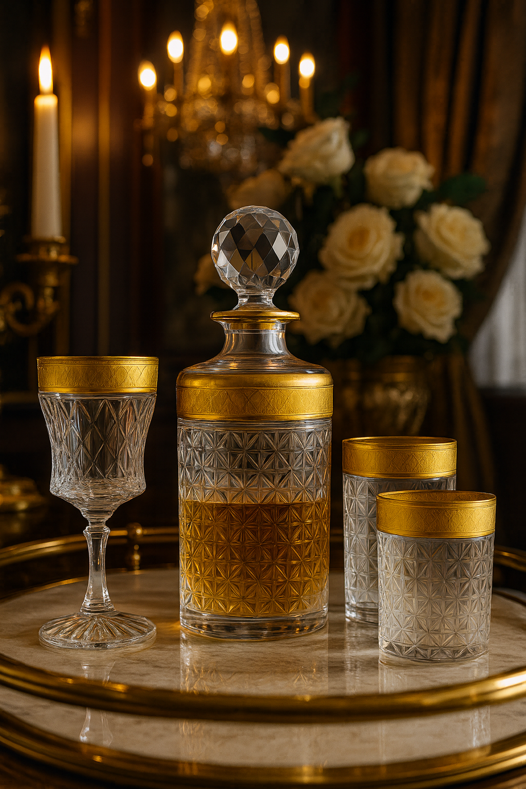 {{ vendor }} Crownline Royal Banquet Set — 19-Piece — handcrafted luxury glassware