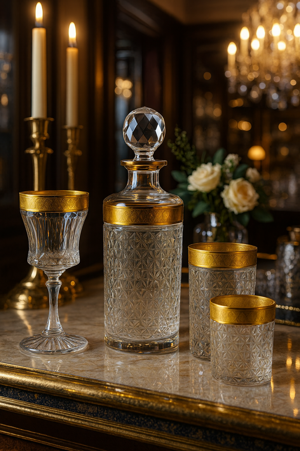 {{ vendor }} Crownline Royal Banquet Set — 19-Piece — handcrafted luxury glassware