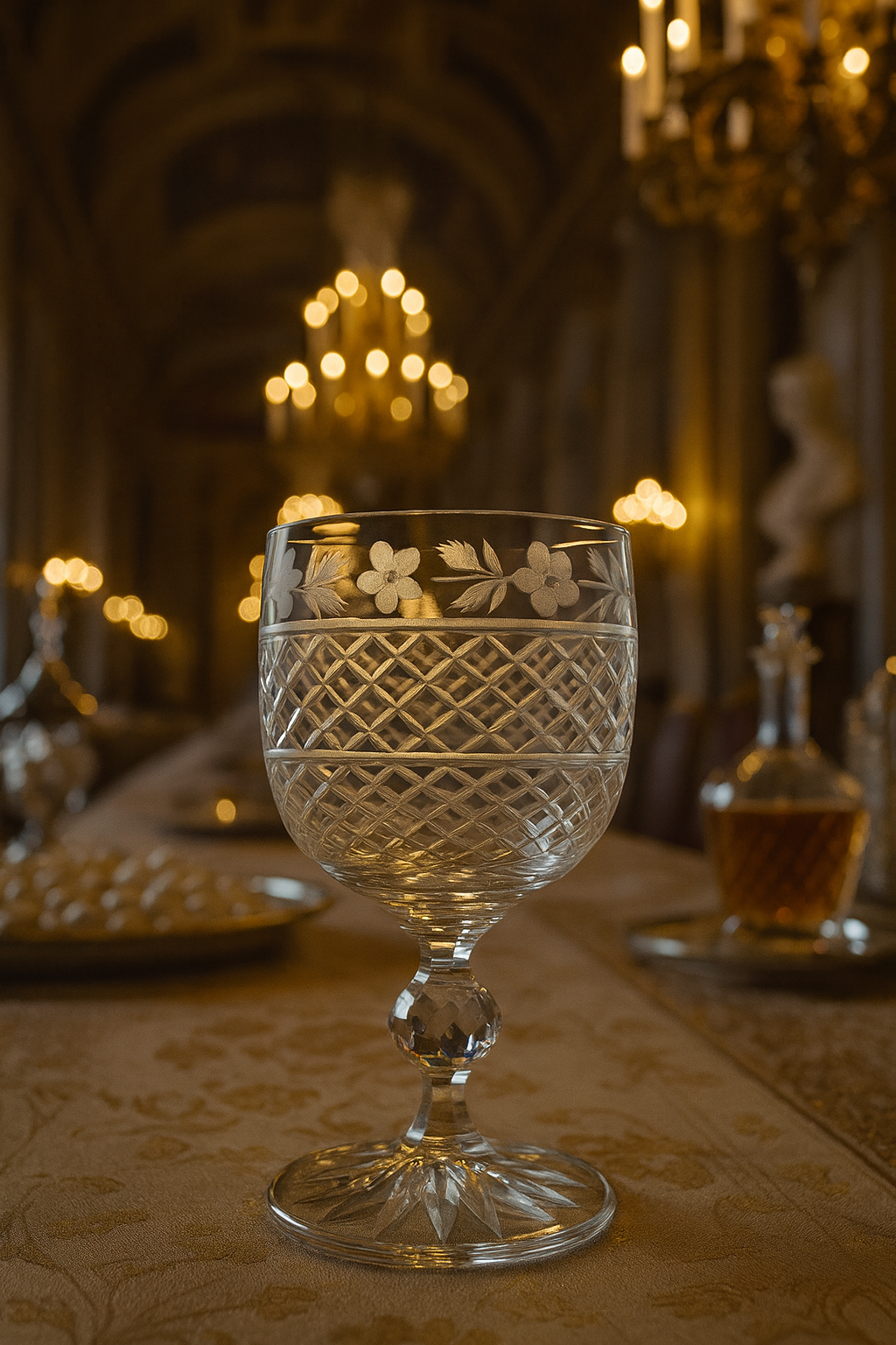 {{ vendor }} Gardis Cordial Goblet — handcrafted luxury glassware