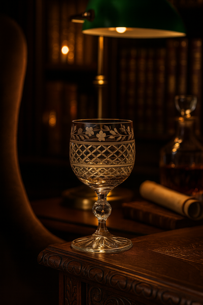 {{ vendor }} Gardis Cordial Goblet — handcrafted luxury glassware