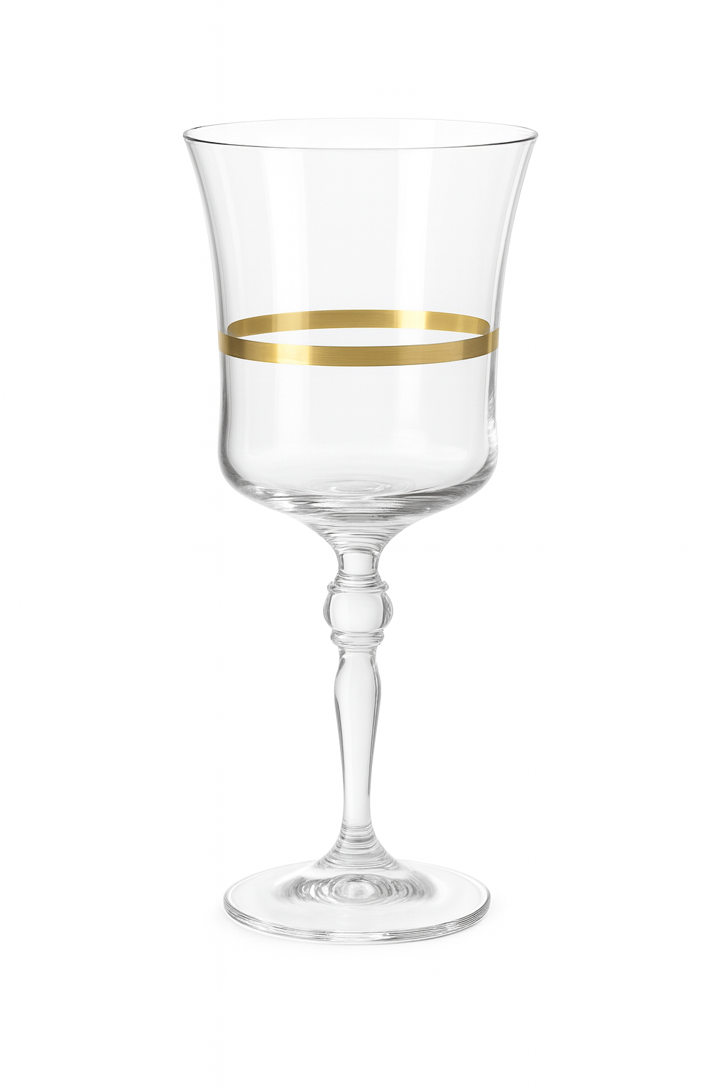 {{ vendor }} Corda Gold Goblet — handcrafted luxury glassware
