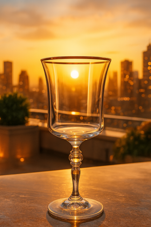 {{ vendor }} Altair Goblet — handcrafted luxury glassware