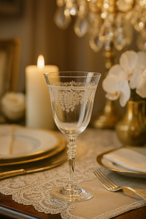 {{ vendor }} Filigrae Goblet — handcrafted luxury glassware
