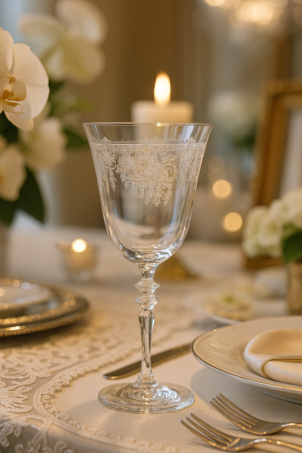 {{ vendor }} Filigrae Goblet — handcrafted luxury glassware