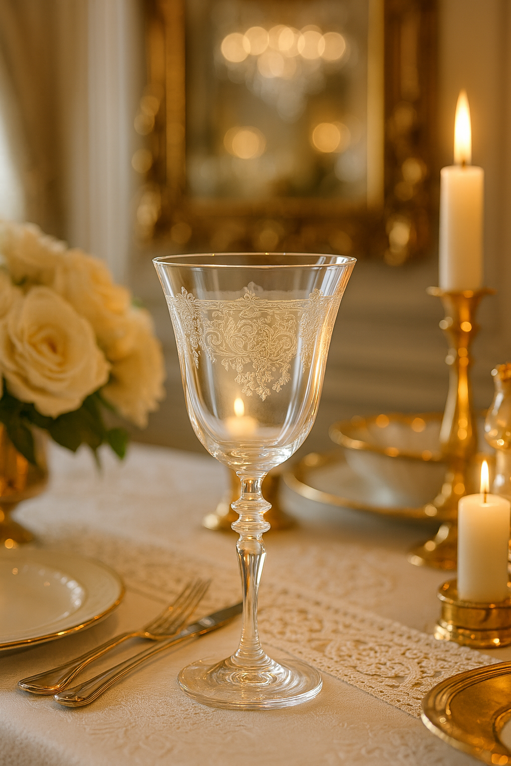 {{ vendor }} Filigrae Goblet — handcrafted luxury glassware
