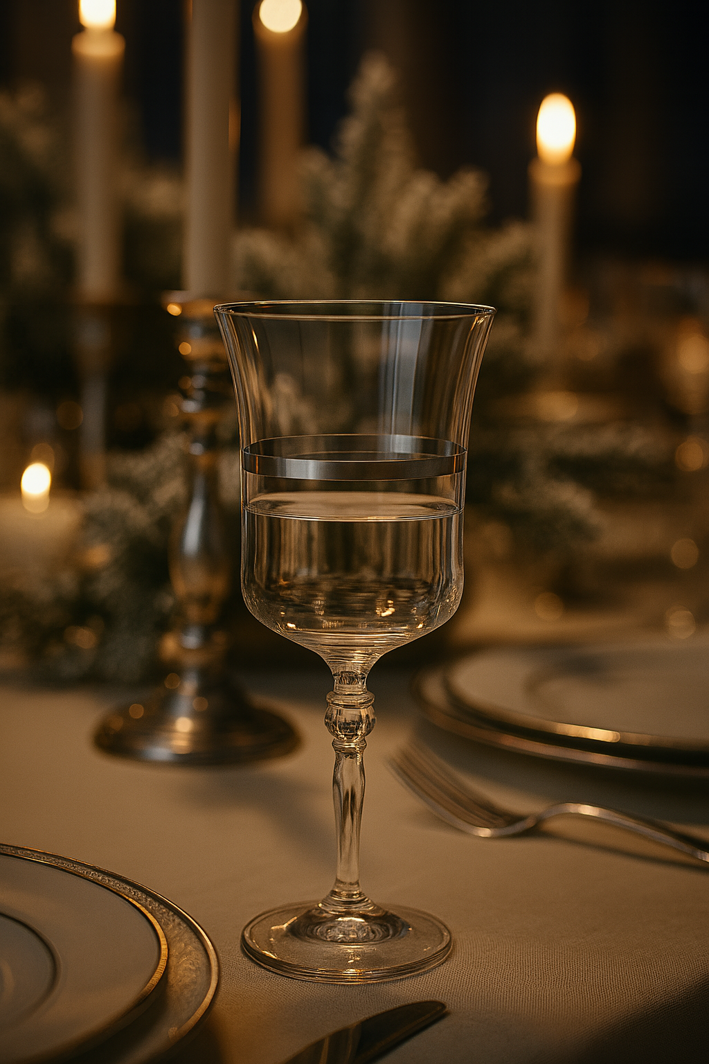{{ vendor }} Corda Plat Goblet — handcrafted luxury glassware