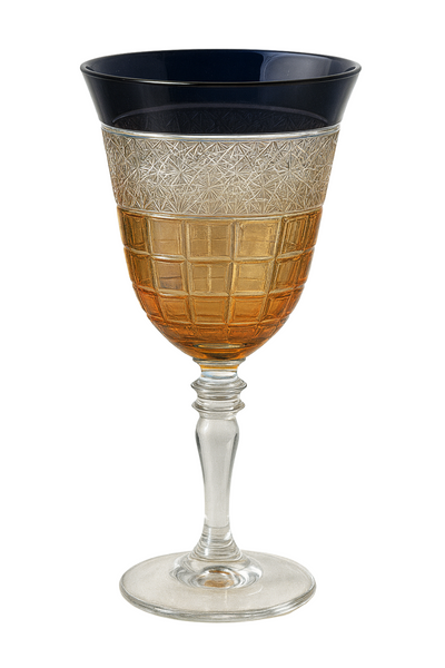 {{ vendor }} Prismora Goblet (Midnight Sapphire) — handcrafted luxury glassware