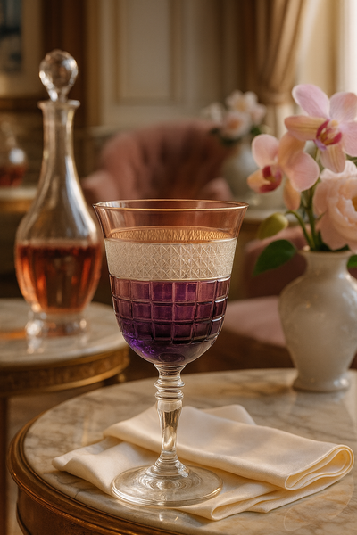 {{ vendor }} Prismora Goblet (Orchid Rosé) — handcrafted luxury glassware