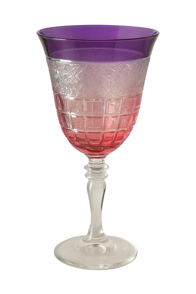 {{ vendor }} Prismara Goblet (Regal Violet) — handcrafted luxury glassware