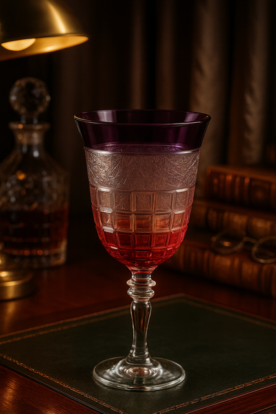 {{ vendor }} Prismara Goblet (Regal Violet) — handcrafted luxury glassware