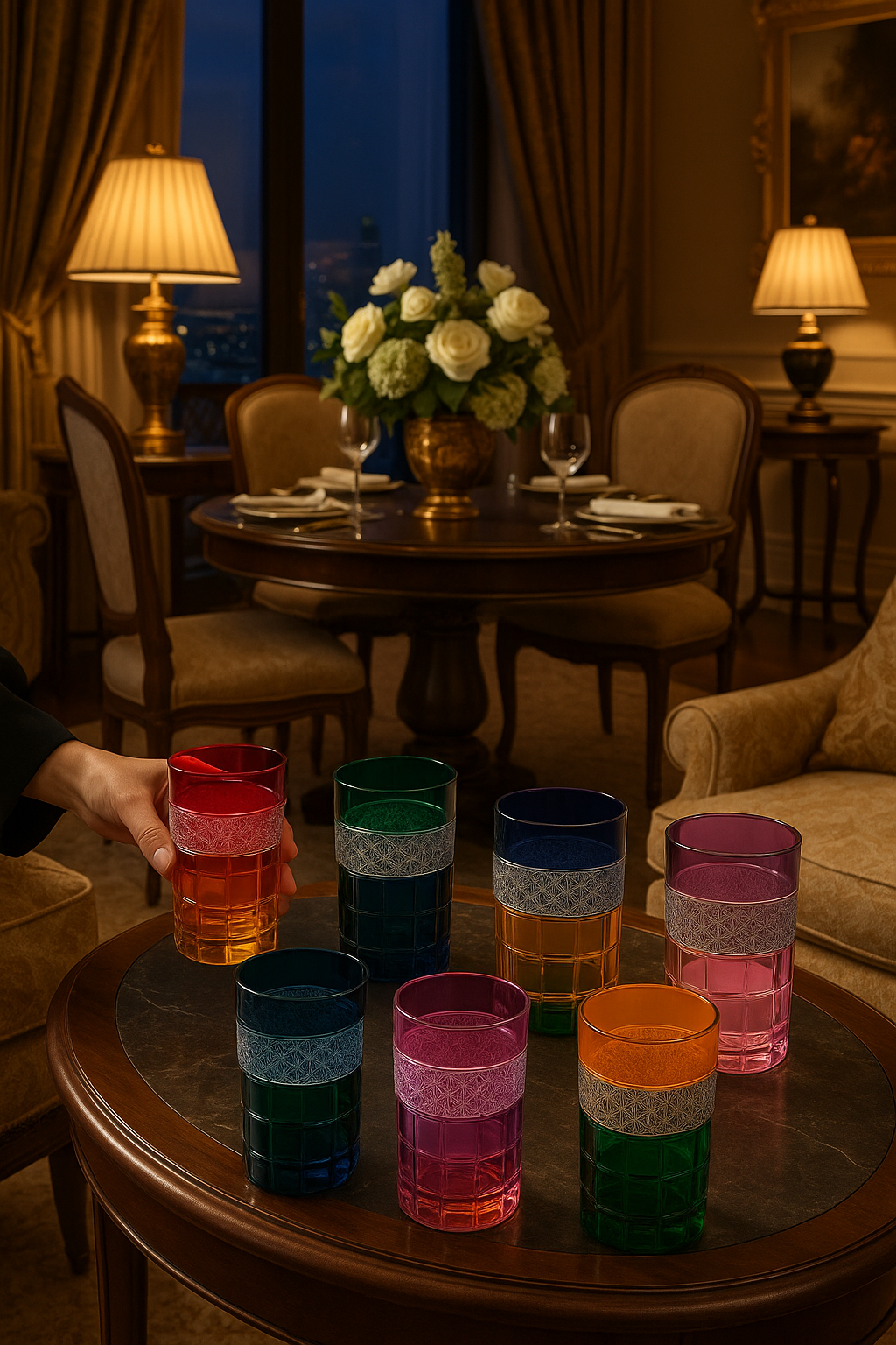 {{ vendor }} Prismora Highball — 6-Piece Set — handcrafted luxury glassware