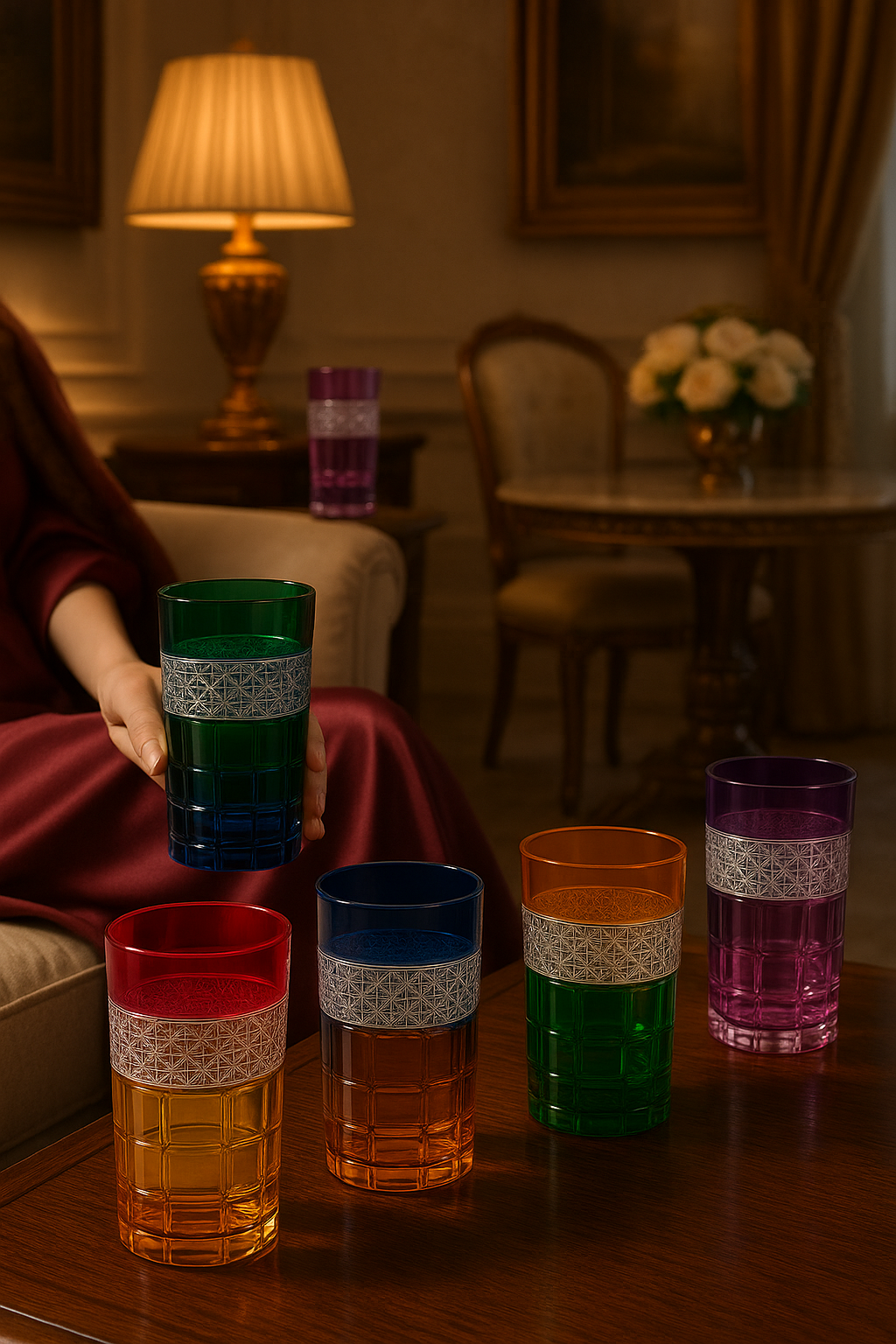 {{ vendor }} Prismora Highball — 6-Piece Set — handcrafted luxury glassware