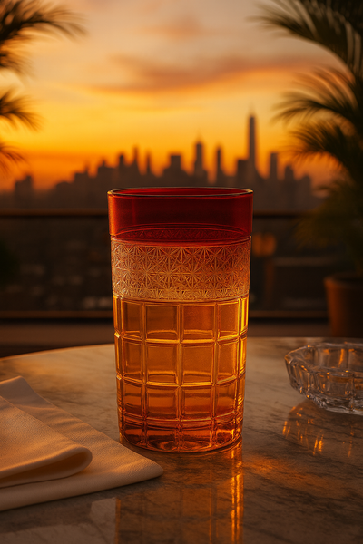 {{ vendor }} Prismora Highball (Crimson Red) — handcrafted luxury glassware