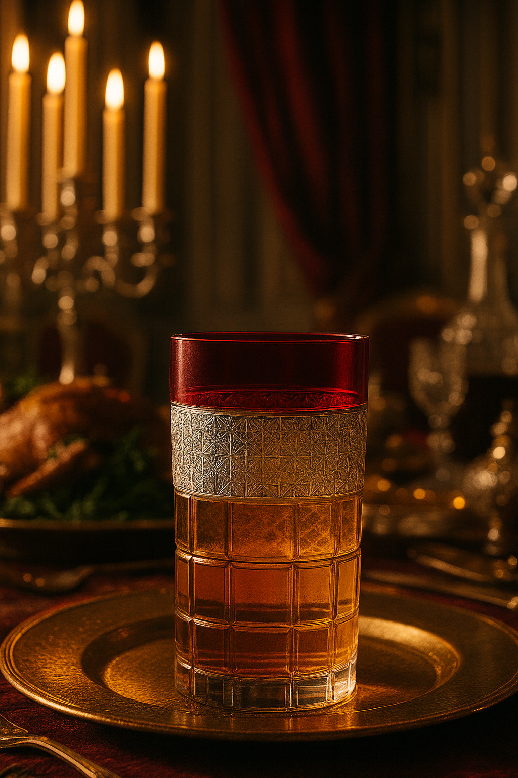 {{ vendor }} Prismora Highball (Crimson Red) — handcrafted luxury glassware