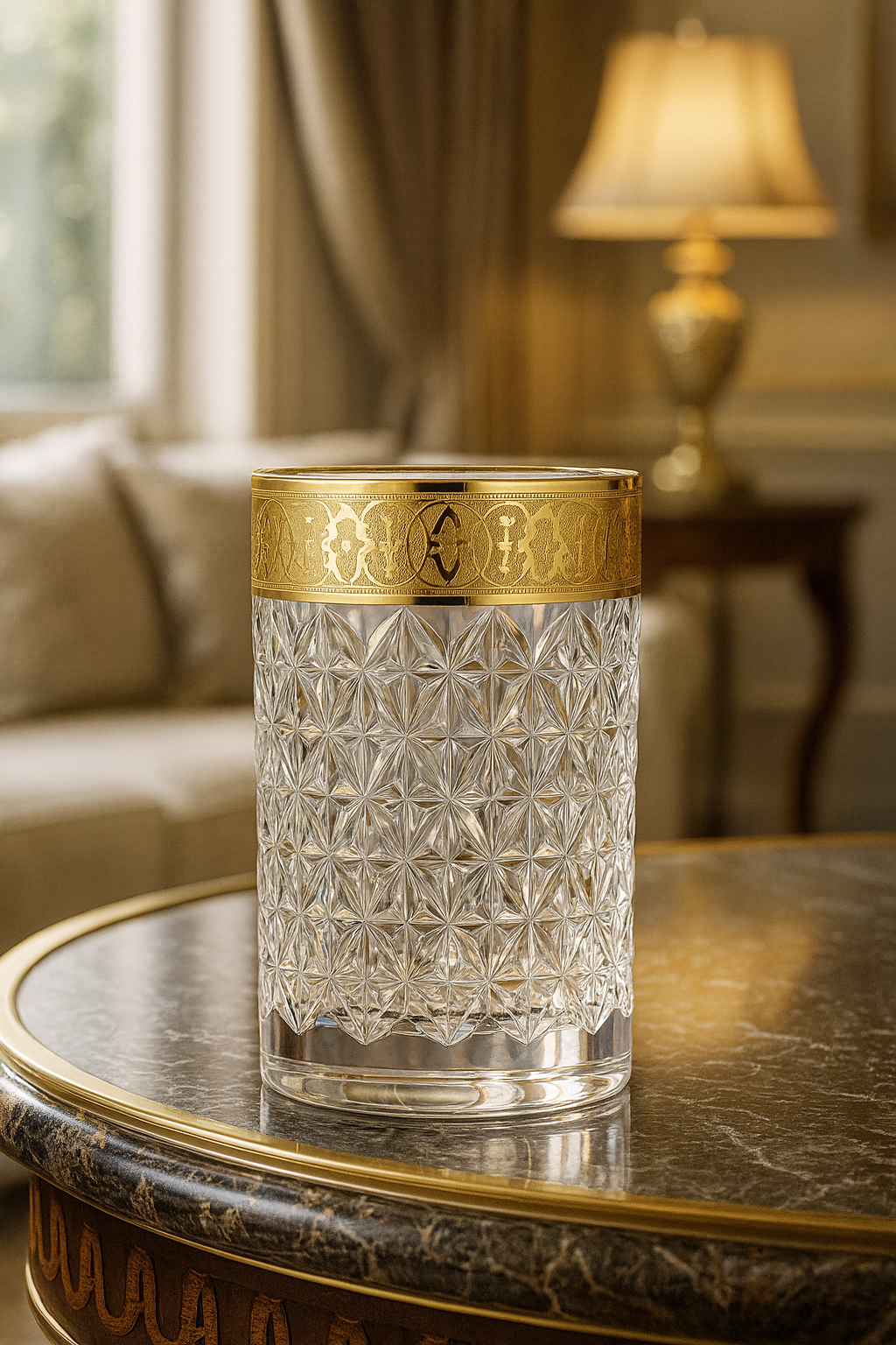 {{ vendor }} Crownline Highball — handcrafted luxury glassware