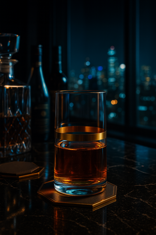 {{ vendor }} Corda Gold Highball — handcrafted luxury glassware