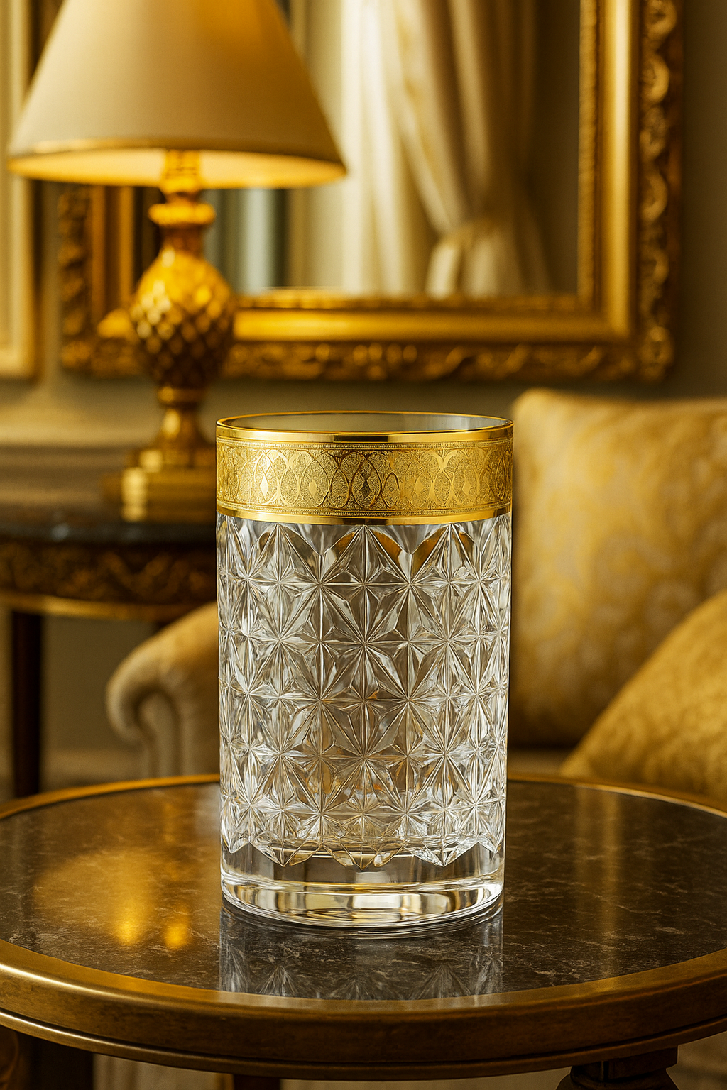 {{ vendor }} Crownline Highball — handcrafted luxury glassware
