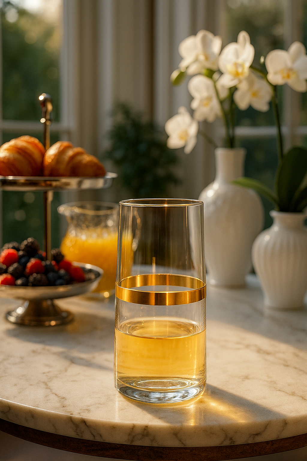 {{ vendor }} Corda Gold Highball — handcrafted luxury glassware