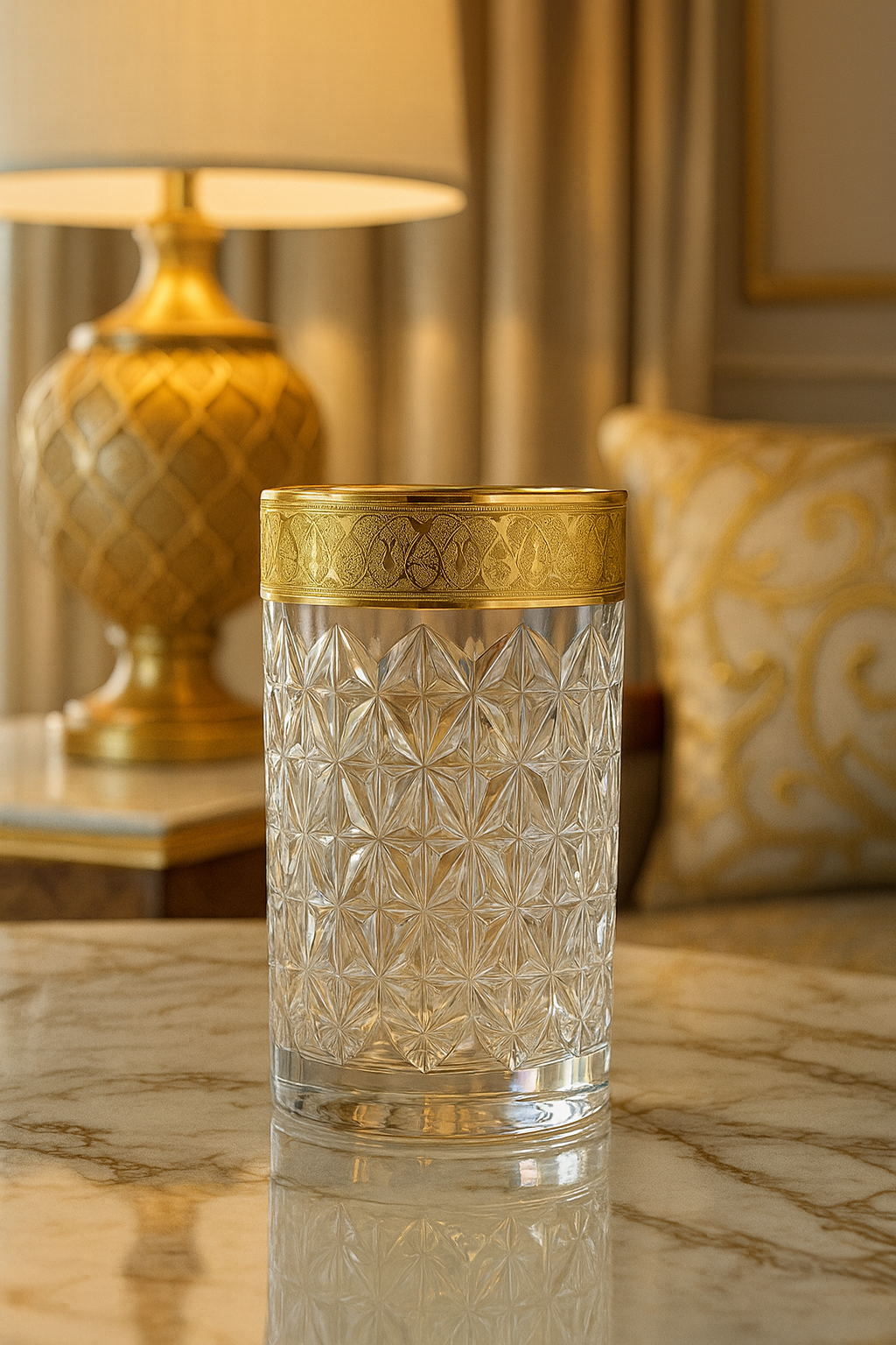 {{ vendor }} Crownline Highball — handcrafted luxury glassware