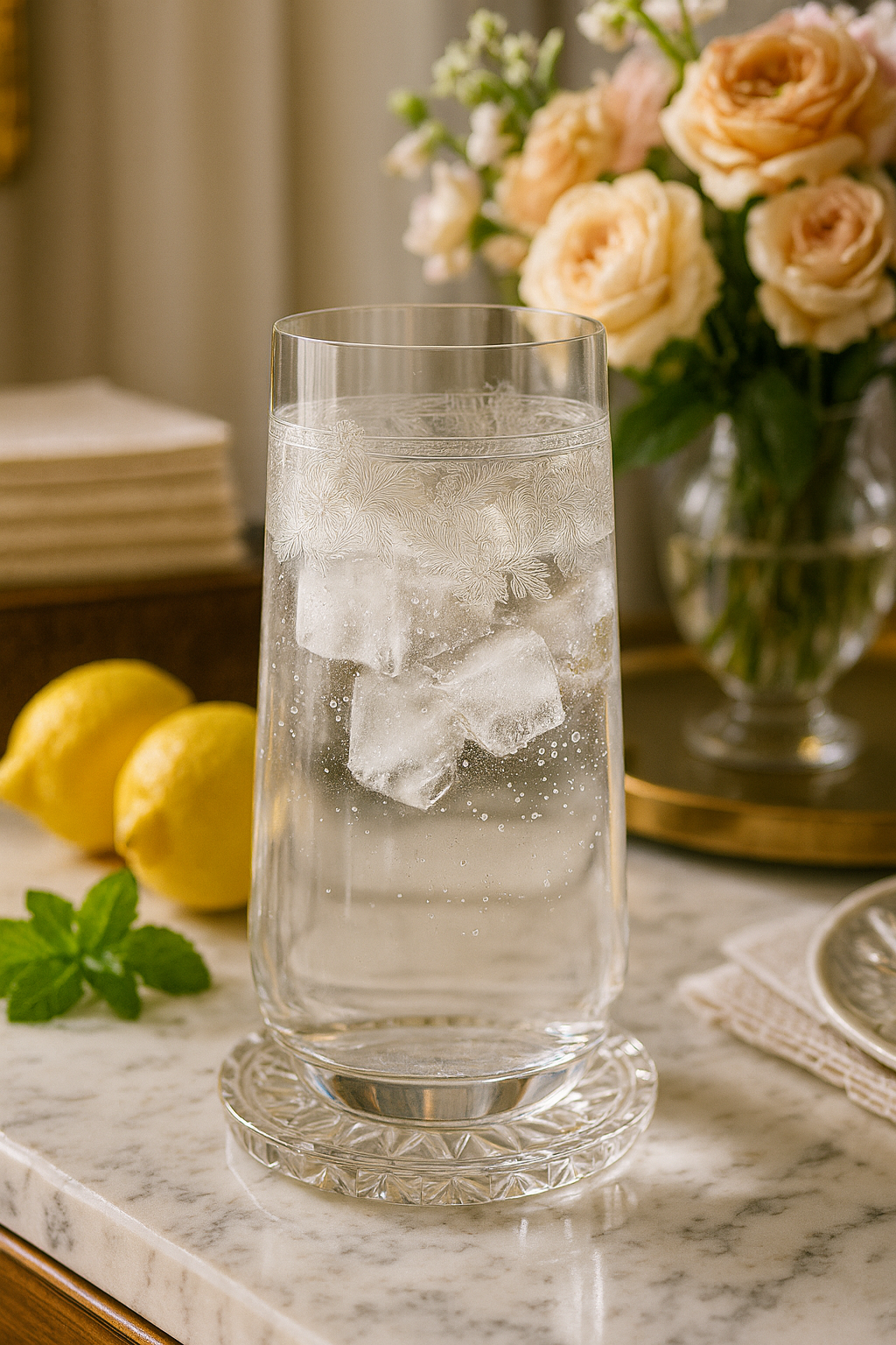 {{ vendor }} Filigrae Highball — handcrafted luxury glassware