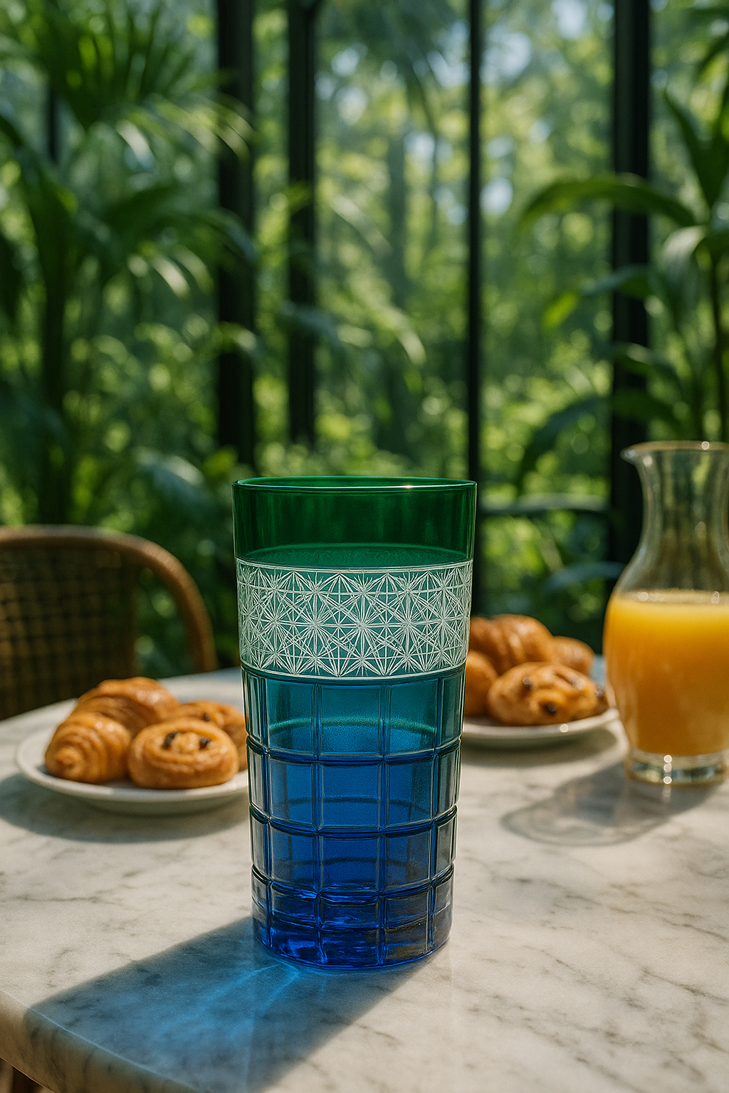 {{ vendor }} Prismora Highball (Sylvan Emerald) — handcrafted luxury glassware
