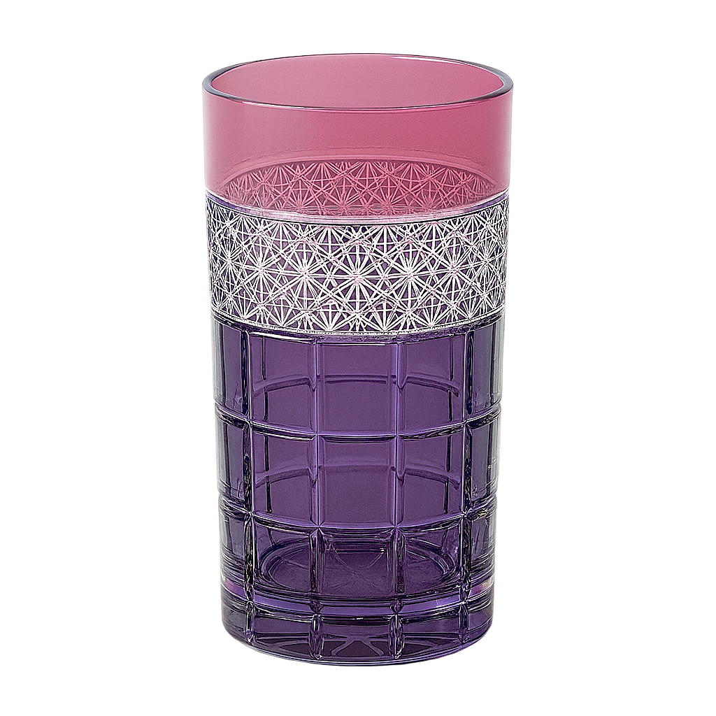 {{ vendor }} Prismora Highball (Orchid Rosé) — handcrafted luxury glassware