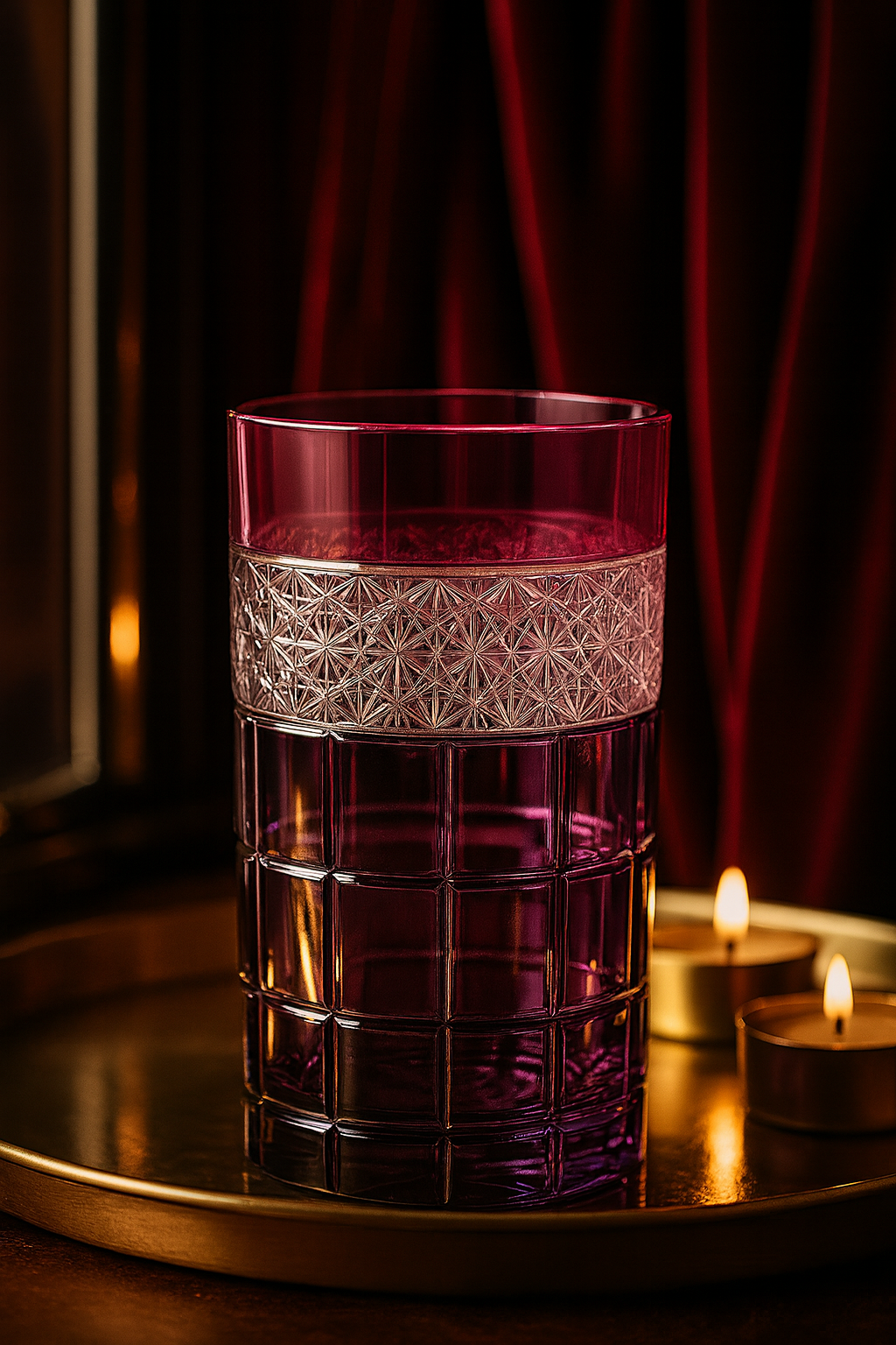 {{ vendor }} Prismora Highball (Orchid Rosé) — handcrafted luxury glassware