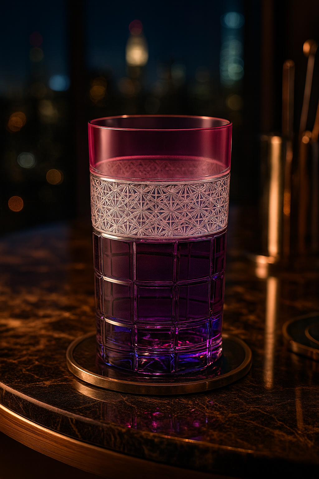 {{ vendor }} Prismora Highball (Orchid Rosé) — handcrafted luxury glassware