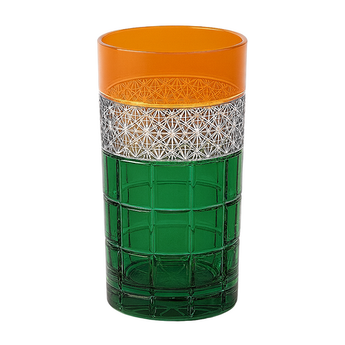 {{ vendor }} Prismora Highball (Sunlit Amber) — handcrafted luxury glassware
